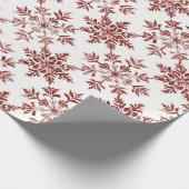Vintage Red Christmas ラッピングペーパー (角)