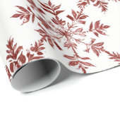 Vintage Red Christmas ラッピングペーパー (ロールコーナー)