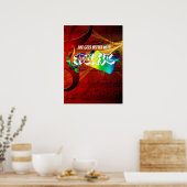 Vintage Red  Musical Teacher ポスター (キッチン)