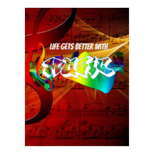 Vintage Red  Musical Teacher