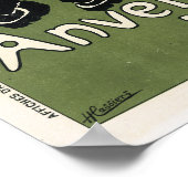 Vintage Red Star Line Travel ポスター (角)