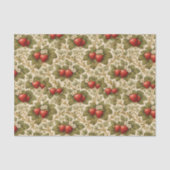 Vintage Red Strawberries 薄葉紙 (正面)