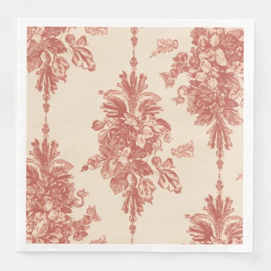 Vintage Red Tapestry Design, Christmas Romance (正面)