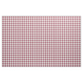Vintage Red & White Plaid Gingham ファブリック (ヤード)