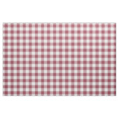 Vintage Red & White Plaid Gingham ファブリック (ファットクウォーター)