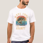 Vintage Reel Cool Grampy Fish Tシャツ (正面)