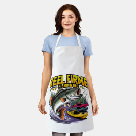 Vintage Reel Firme Fishing Inc Bass Fishing Apron エプロン