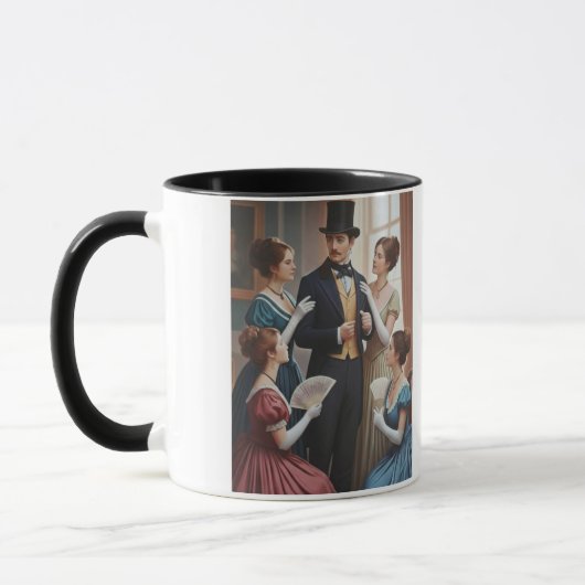 Vintage regency party マグカップ (左)