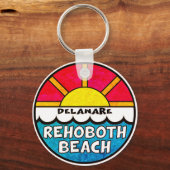Vintage Rehoboth Beach, DELAWARE Keychain キーホルダー (正面)