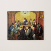 Vintage Religion, Last Supper with Jesus Christ ジグソーパズル (横)