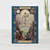 Vintage Religious Christmas Card カード (正面)