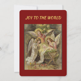 Vintage Religious Nativity Christmas Card シーズンカード