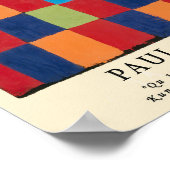 Vintage Remixed Paul Klee Abstract Art Bauhaus ポスター (角)
