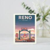 Vintage Reno Nevada ポストカード (スタンド正面)
