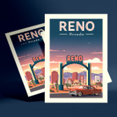 Vintage Reno Nevada ポストカード