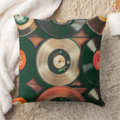 Vintage Reords Music  クッション (ブランケット)