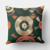 Vintage Reords Music  クッション (裏面)