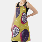 vintage repeating texture with stylized figs. Abst エプロン (インサイチュ)