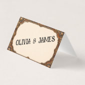 Vintage Reserved Seating Card (裏面)