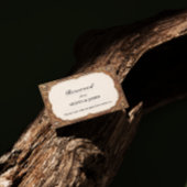 Vintage Reserved Seating Card 名刺