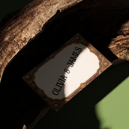 Vintage Reserved Seating Card 名刺