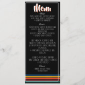 Vintage Retro 50th Striped Fifty Birthday 1976 プログラム (正面)