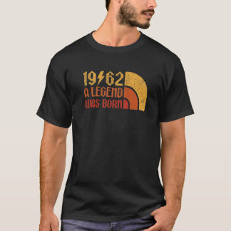 Vintage Retro 60Th Birthday Tee A Legend Was Born Tシャツ
