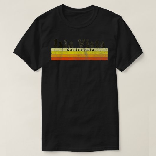 Vintage Retro 70s 80s Isla Vista, CA Tシャツ (デザイン正面)