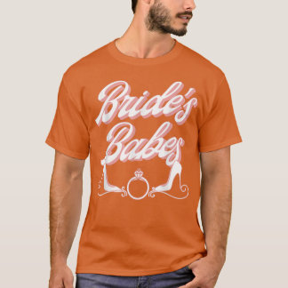 Vintage Retro Bride's Babes Bachelorette Party Mat Tシャツ