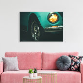 Vintage, retro car front image on canvas キャンバスプリント (インサイチュ (リビング))