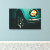 Vintage, retro car front image on canvas キャンバスプリント (インサイチュ (ウッドフロア))