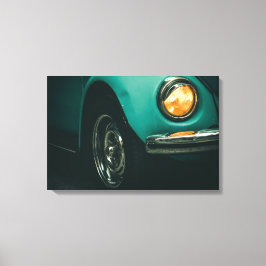 Vintage, retro car front image on canvas キャンバスプリント