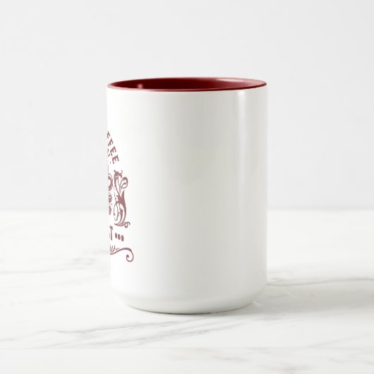 Vintage Retro Coffee Drinker Mug マグカップ (中央)