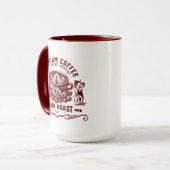 Vintage Retro Coffee Drinker Mug マグカップ (正面左)