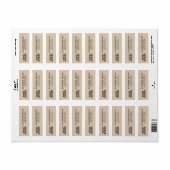 Vintage Retro Cowgirl 30th Birthday Party  ラベル (フルシート)