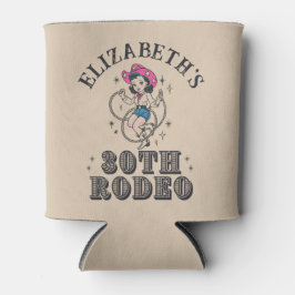 Vintage Retro Cowgirl 30th Birthday Party 缶クーラー
