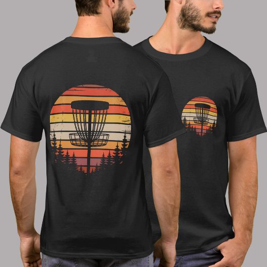 Vintage Retro Disc Golf  Basket Tree               Tシャツ