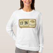 Vintage Retro Flip Clock Radio Tシャツ (正面)