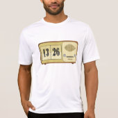 Vintage Retro Flip Clock Radio Tシャツ (正面)