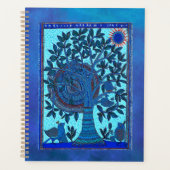 Vintage retro flower design Planner プランナー手帳 (正面)