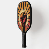 Vintage Retro Hand  ピックルボールラケット (左)