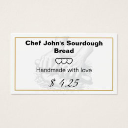 Vintage retro handmade Sourdough bakery for baker