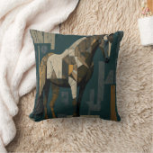vintage retro horse クッション (ブランケット)