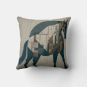 vintage retro horse クッション (裏面)