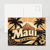 Vintage & Retro of Maui, Hawaii ポストカード (正面/裏面)