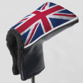 Vintage retro Patriotic U.K. flag ゴルフヘッドカバー (3/4 正面)