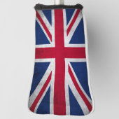 Vintage retro Patriotic U.K. flag ゴルフヘッドカバー (回転90)
