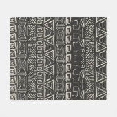 vintage retro pattern. Aztec background. フリースブランケット (正面(横))