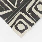 vintage retro pattern. Aztec background. フリースブランケット (角)