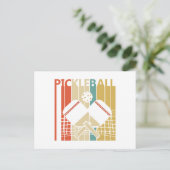 Vintage Retro Pickleball ポストカード (スタンド正面)